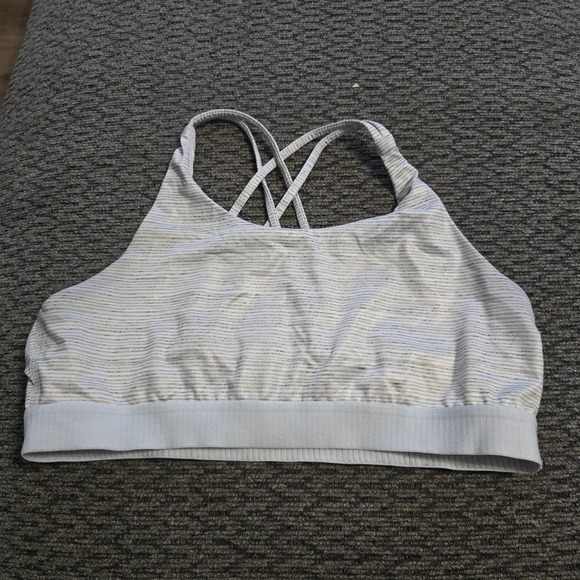 Athletic Works Other - Athletic Works Sports Bra Womens 36 Grey Space Dye Strappy Back AWY79‎